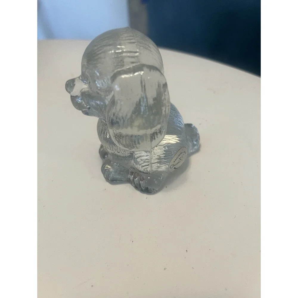 Vintage Goebel‎ W. Germany Lead Crystal Puppy Figurine/Paperweight